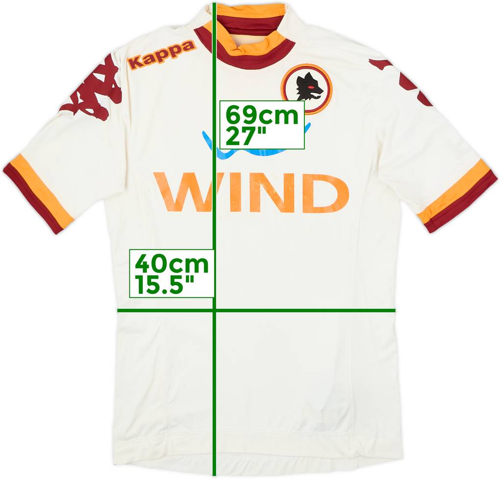 2012-13 Roma Away Shirt - 6/10 - (XS)