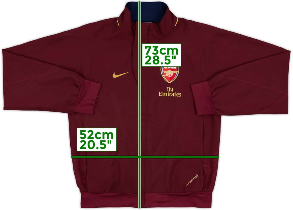 2007-08 Arsenal Nike Track Jacket - 8/10 - (S)