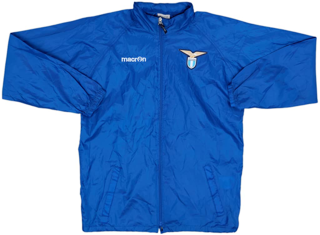 2014-15 Lazio Macron Hooded Rain Jacket - 7/10 - (S)