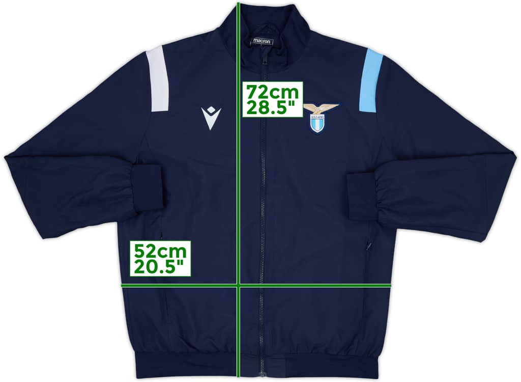 2020-21 Lazio Macron Track Jacket - 9/10 - (L)