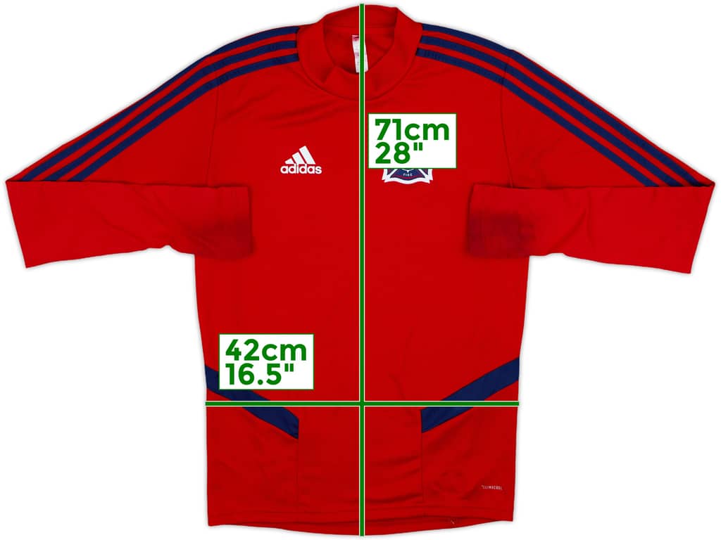 2018-19 Chicago Fire adidas Drill Top - 8/10 - (XS)