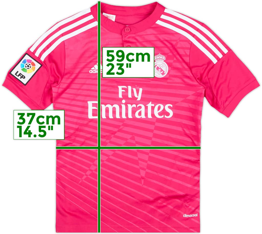 2014-15 Real Madrid Away Shirt - 5/10 - (M.Boys)