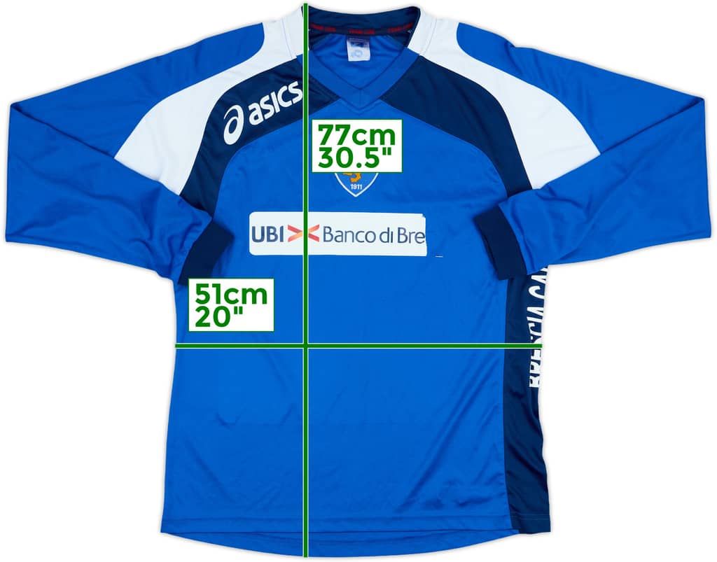 2008-09 Brescia Asics Training L/S Shirt - 5/10 - (L)