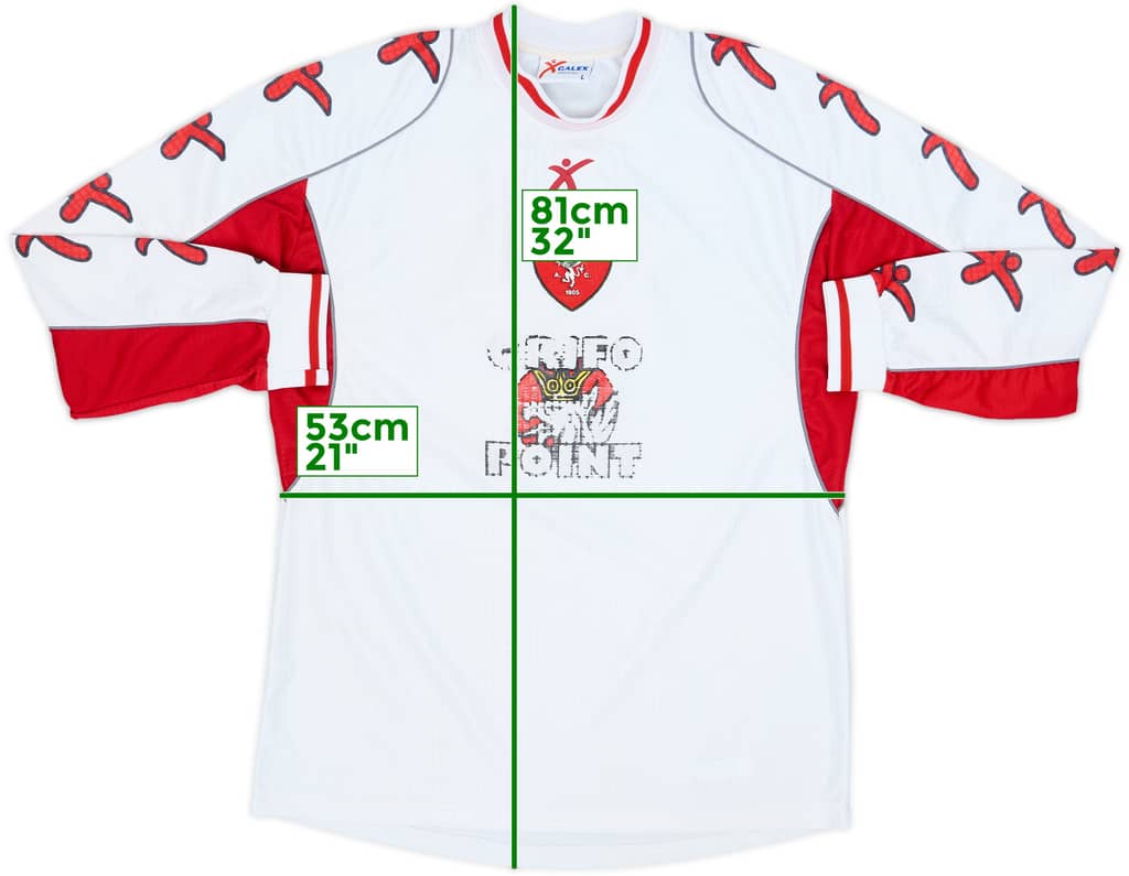 2000-01 Perugia Away L/S Shirt - 6/10 - (L)