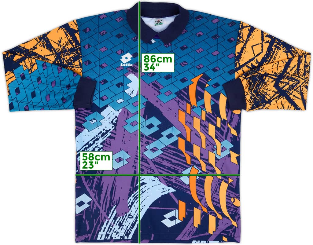 1990s Lotto Template GK Shirt - 8/10 - (XL)