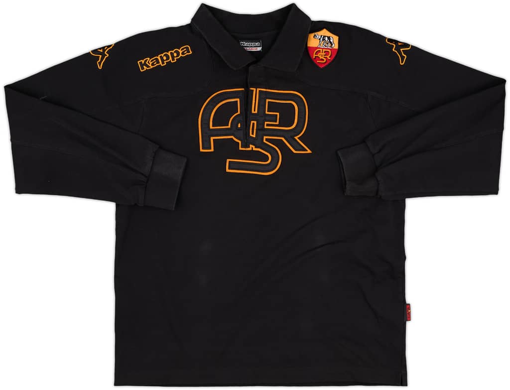 2012-13 Roma Kappa Polo L/S Shirt - 9/10 - (XL)