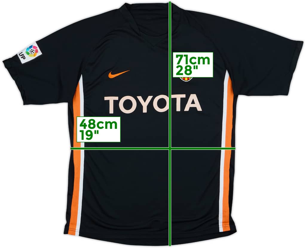 2006-07 Valencia Away Shirt - 7/10 - (XL.Boys)