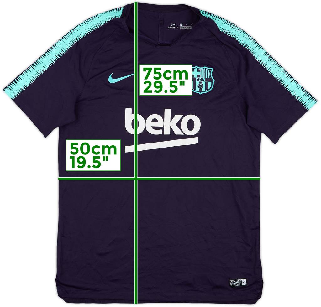 2018-19 Barcelona Nike Training Shirt - 6/10 - (L)