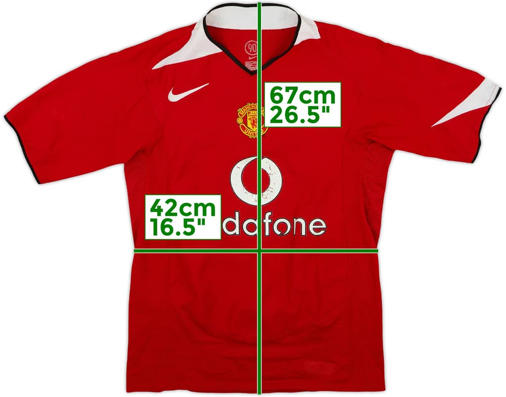 2004-06 Manchester United Home Shirt - 5/10 - (S)