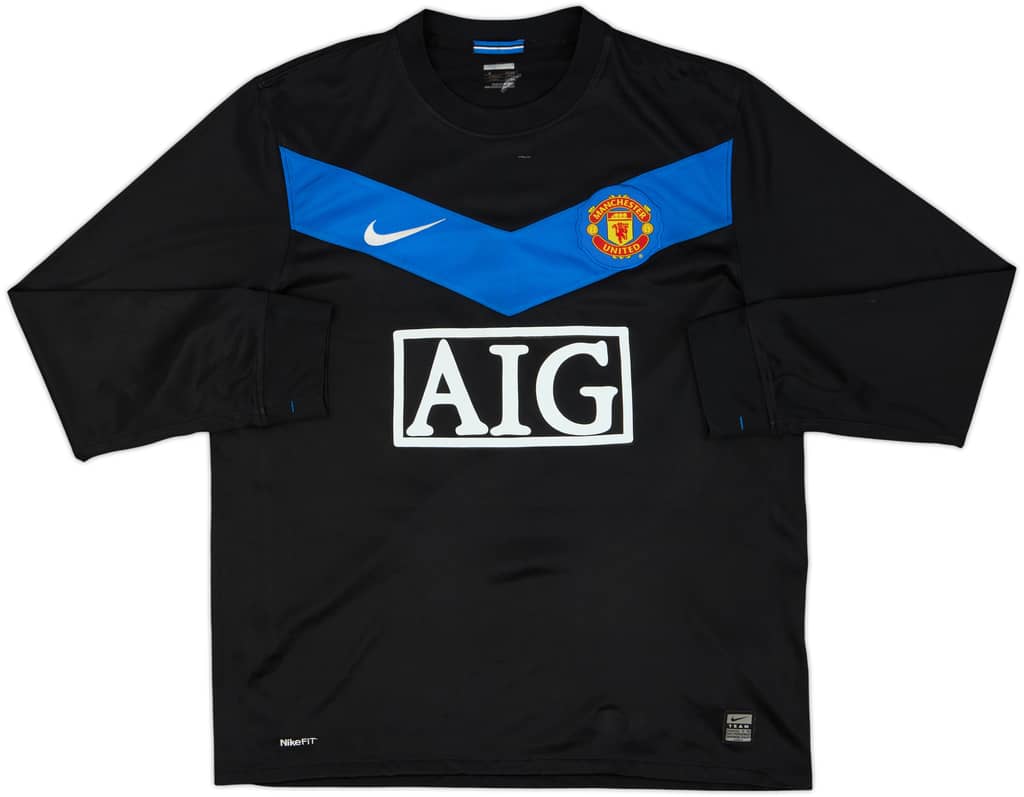 2009-10 Manchester United Away L/S Shirt - 6/10 - (M)