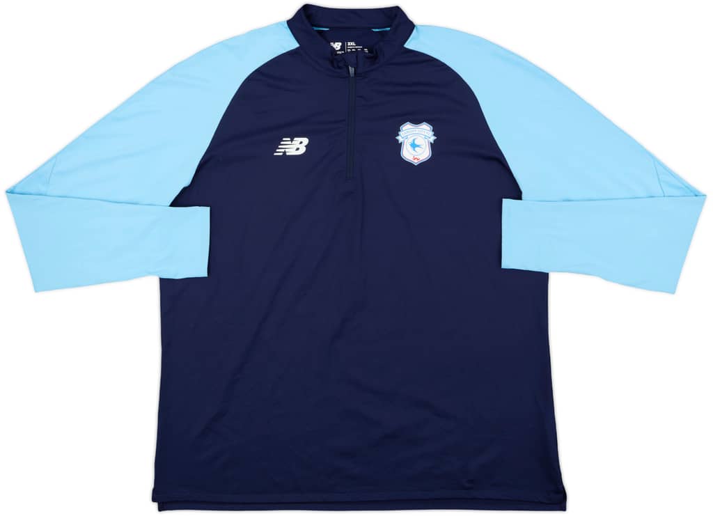 2023-24 Cardiff City New Balance 1/4 Zip Drill Top - 7/10 - (3XL)
