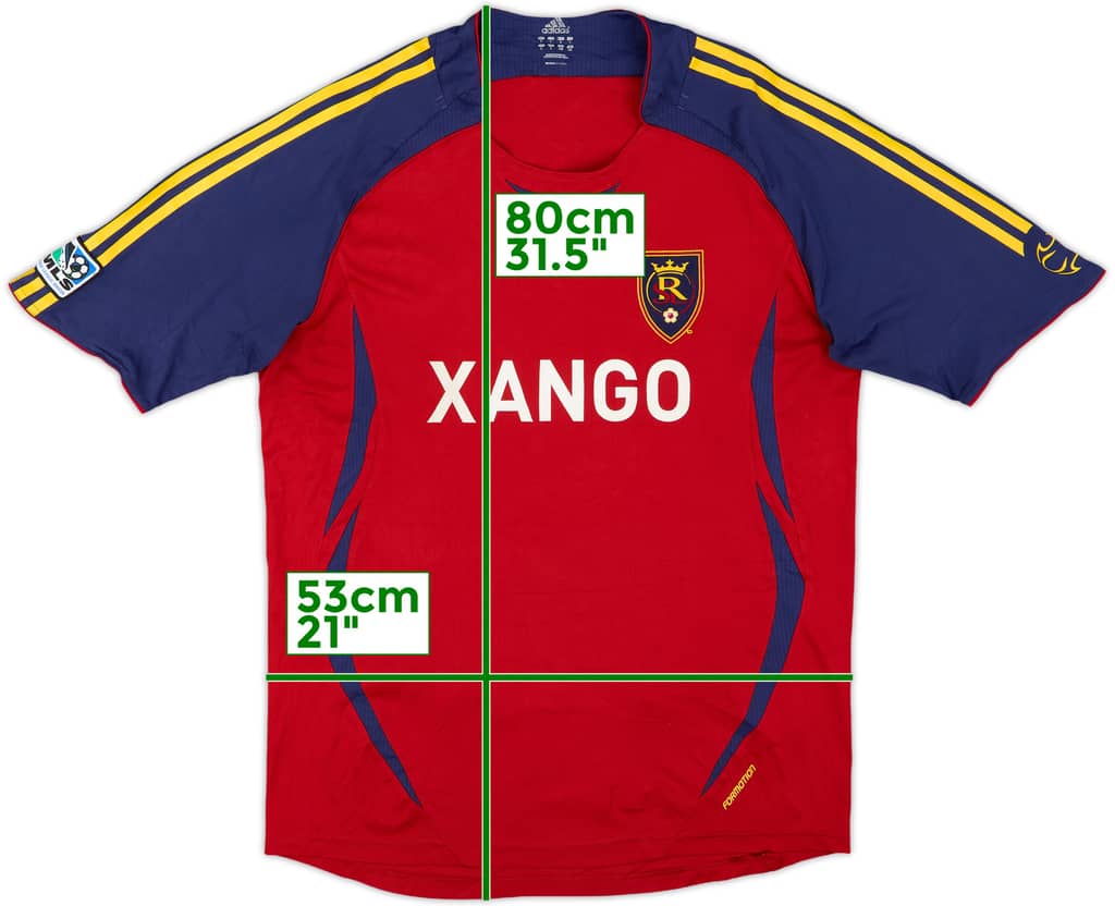 2007 Real Salt Lake Authentic Home Shirt - 5/10 - (L)