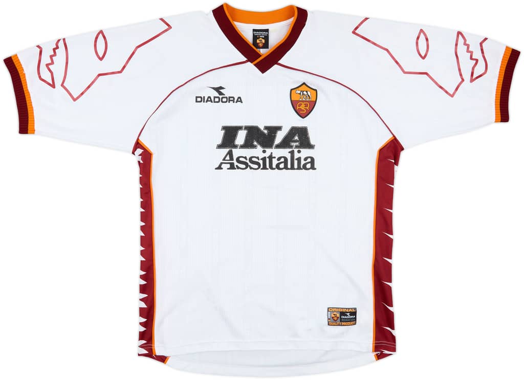 1999-00 Roma Away Shirt - 6/10 - (L)
