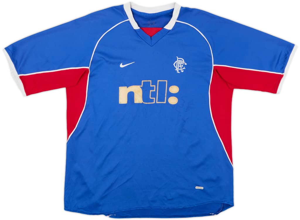 2001-02 Rangers Home Shirt - 4/10 - (L)