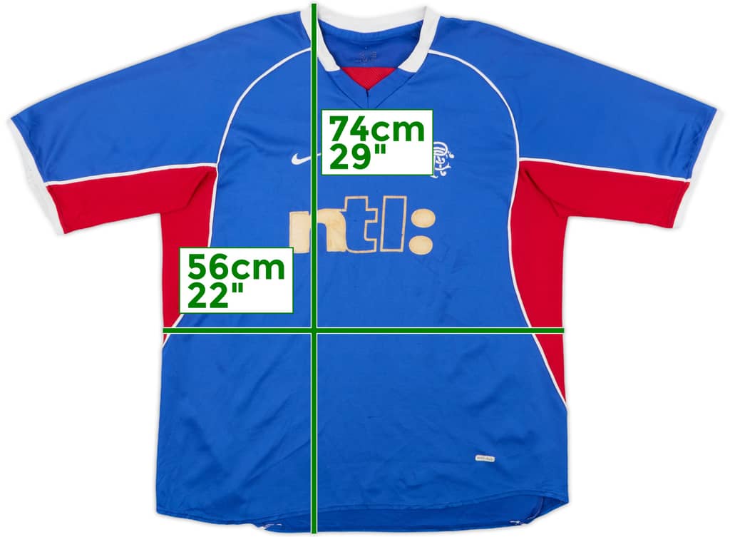 2001-02 Rangers Home Shirt - 4/10 - (L)