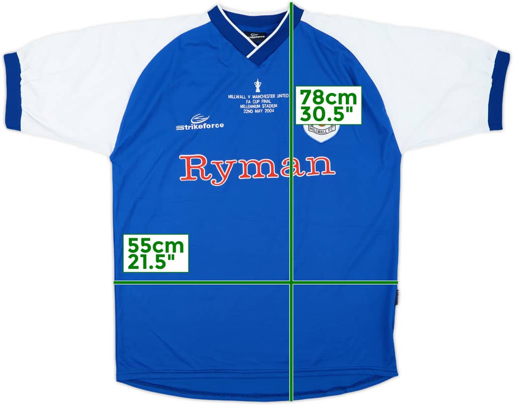 2003-04 Millwall 'FA Cup Final' Home Shirt - 10/10 - (L)