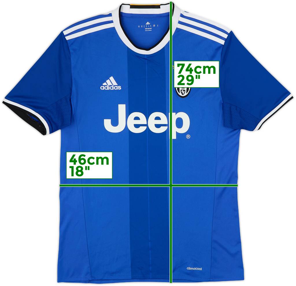 2016-17 Juventus Camiseta Visitante - 8/10 - (S)