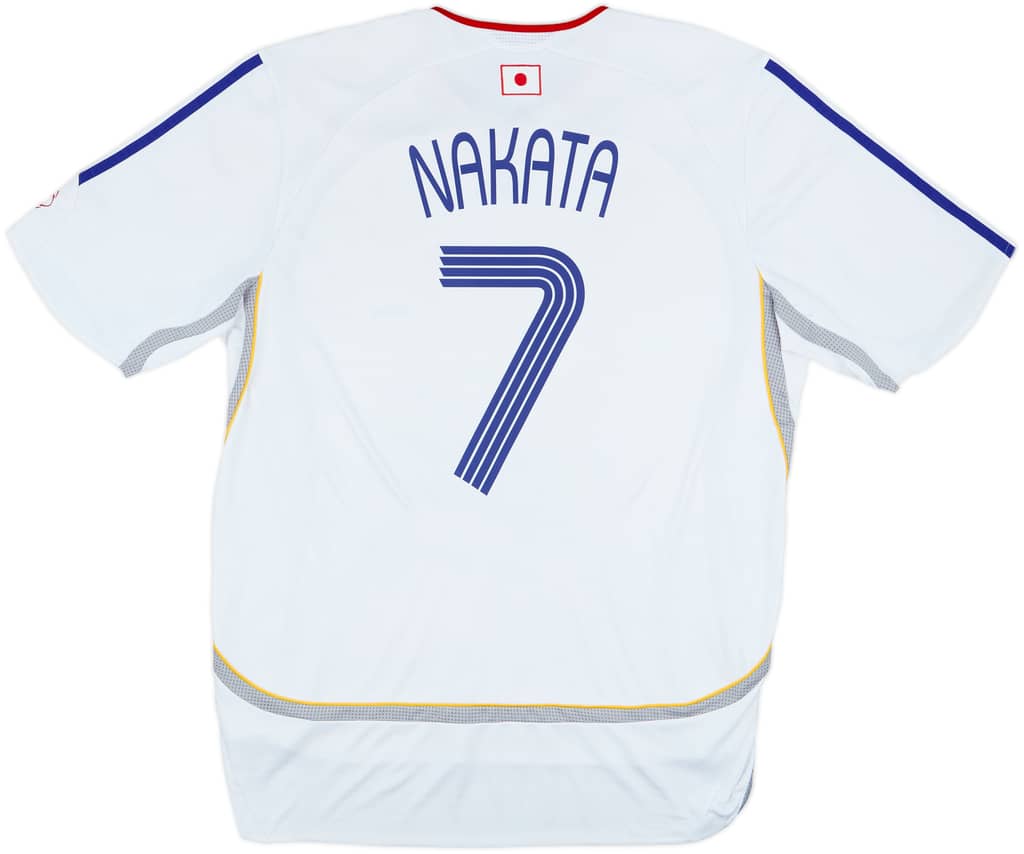 2006-08 Japan Away Shirt Nakata #7 - 7/10 - (XL)