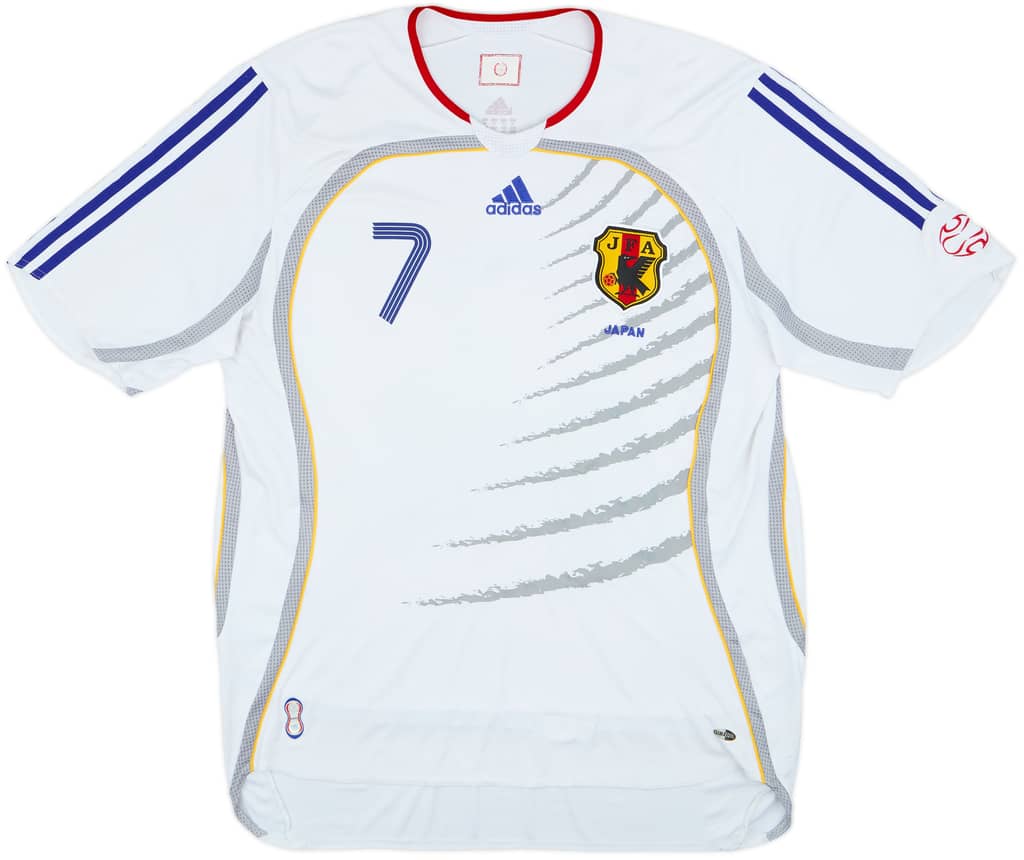 2006-08 Japan Away Shirt Nakata #7 - 7/10 - (XL)