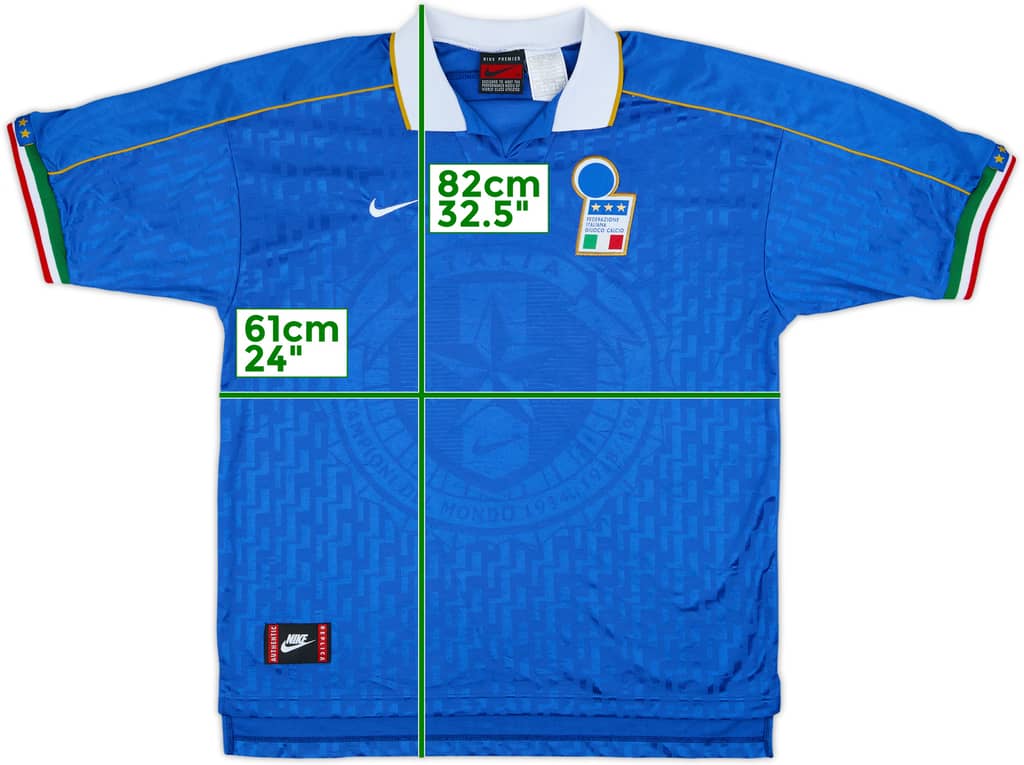 1994-96 Italy Home Shirt - 8/10 - (XL)