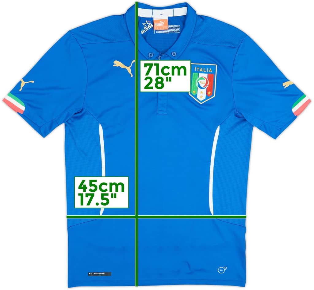 2014-15 Italy Home Shirt - 9/10 - (M)