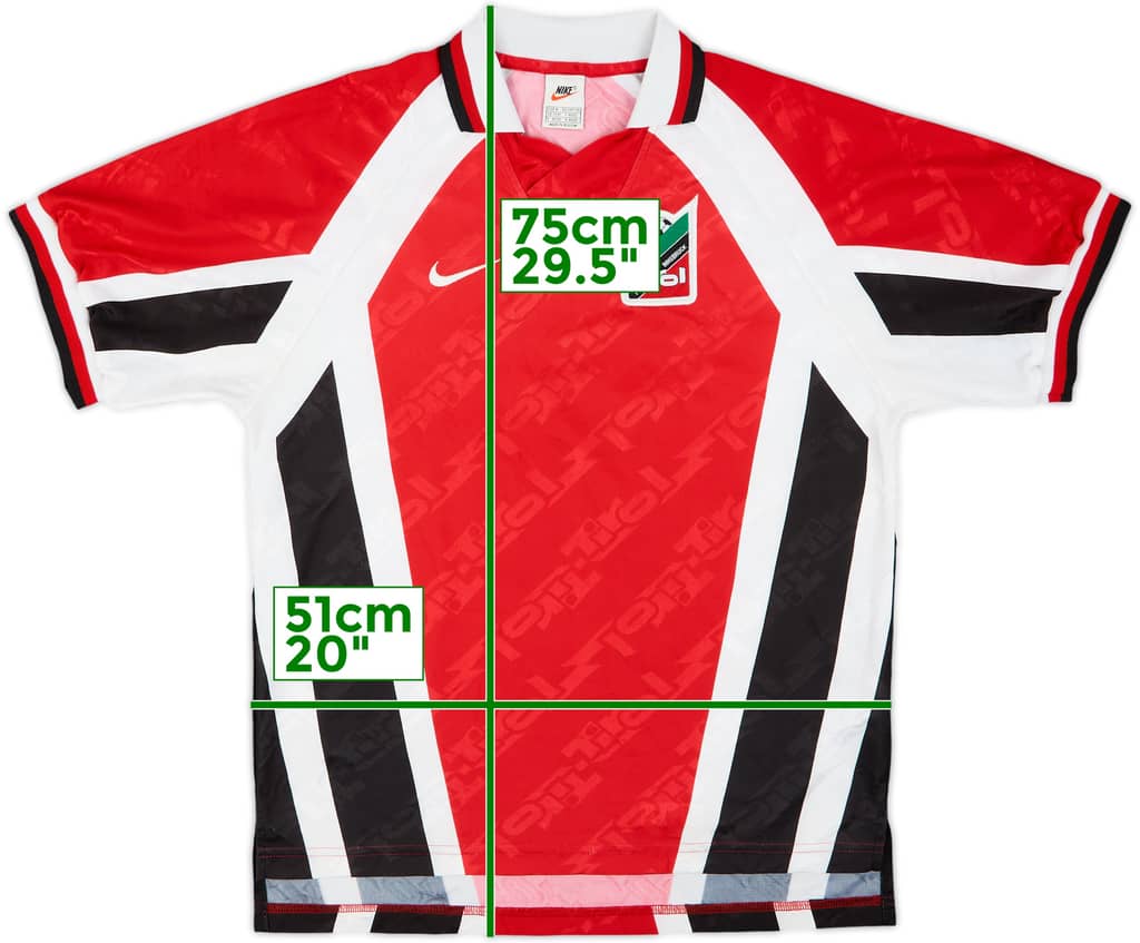 1996-98 Tirol Innsbruck Player Issue Home Shirt - 9/10 - (M)