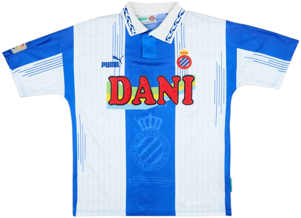 1996-97 Espanyol Home Shirt - 8/10 - (M)
