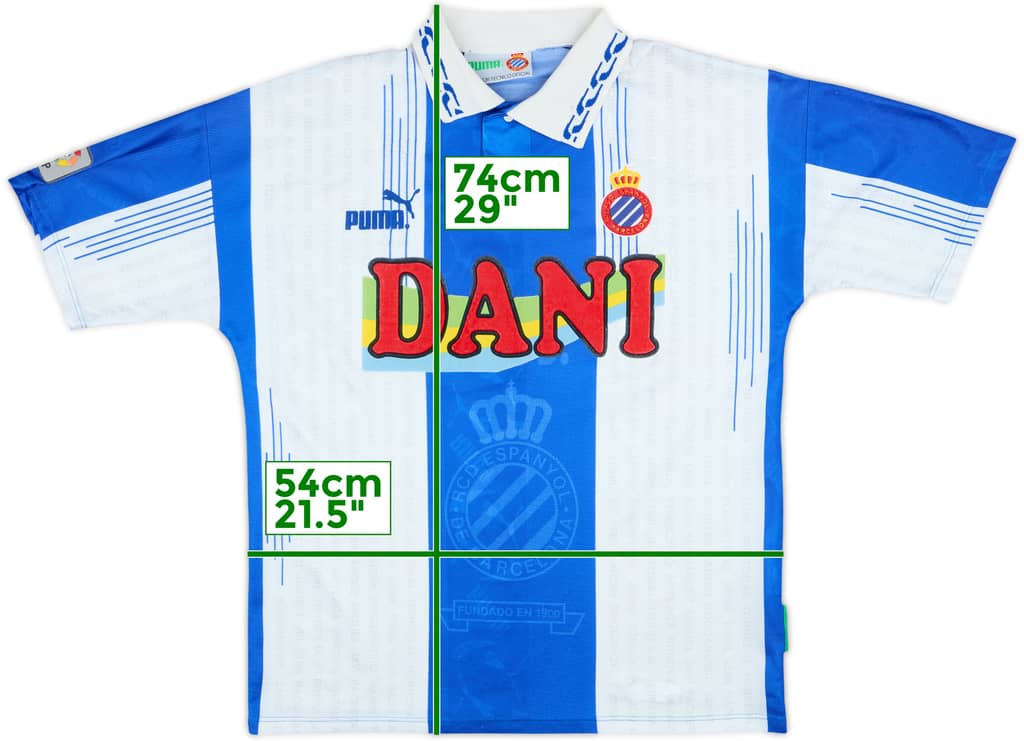 1996-97 Espanyol Home Shirt - 8/10 - (M)