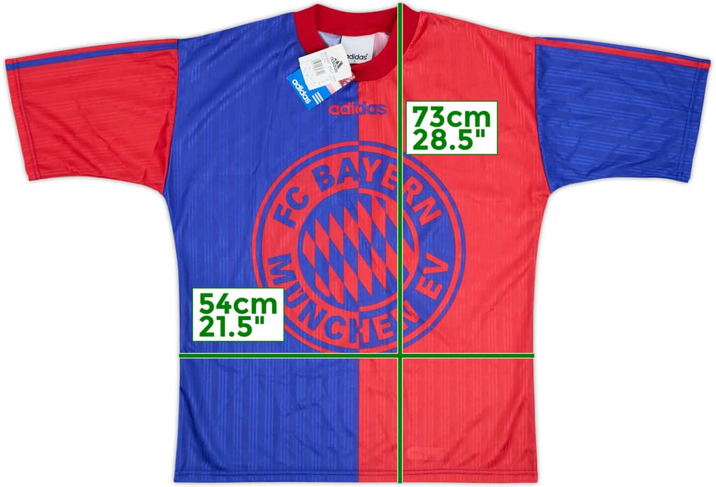 Camiseta de entrenamiento del Bayern Munich 1995-96 adidas (S)