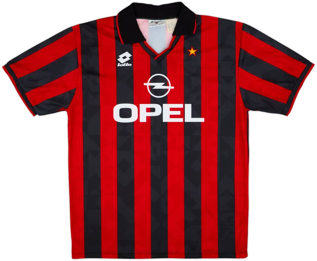 1994-95 AC Milan Home Shirt - 8/10 - (XL)
