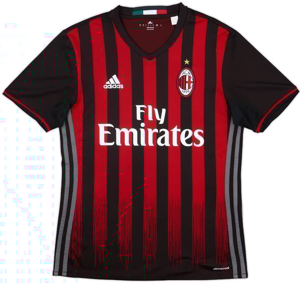 2016-17 AC Milan Home Shirt - 7/10 - (S)