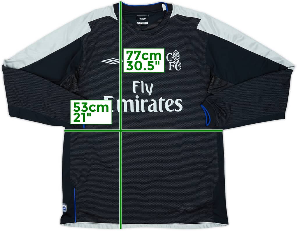 2004-05 Chelsea Away L/S Shirt - 5/10 - (L)