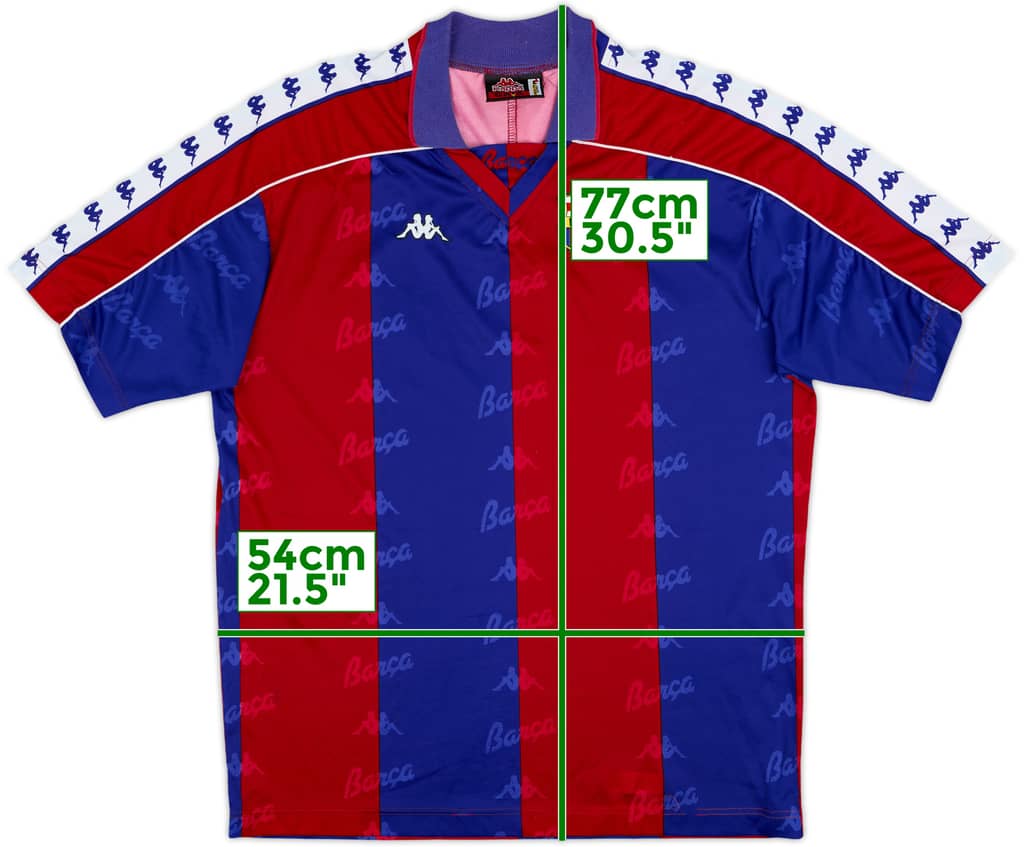 1992-95 Barcelona Home Shirt - 7/10 - (L)
