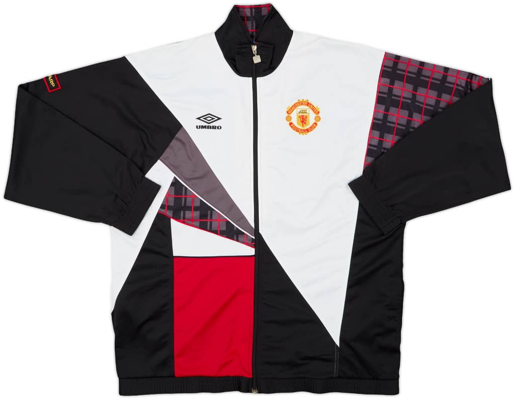 1996-97 Manchester United Umbro Track Jacket - 9/10 - (XL)