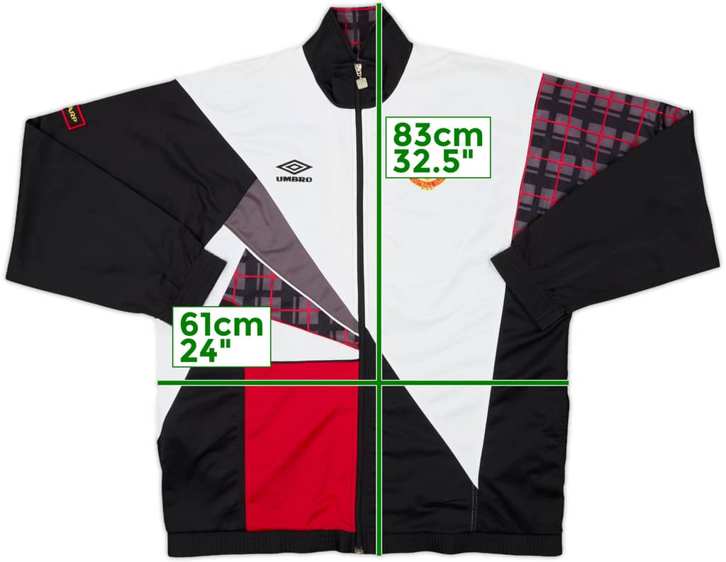 1996-97 Manchester United Umbro Track Jacket - 9/10 - (XL)