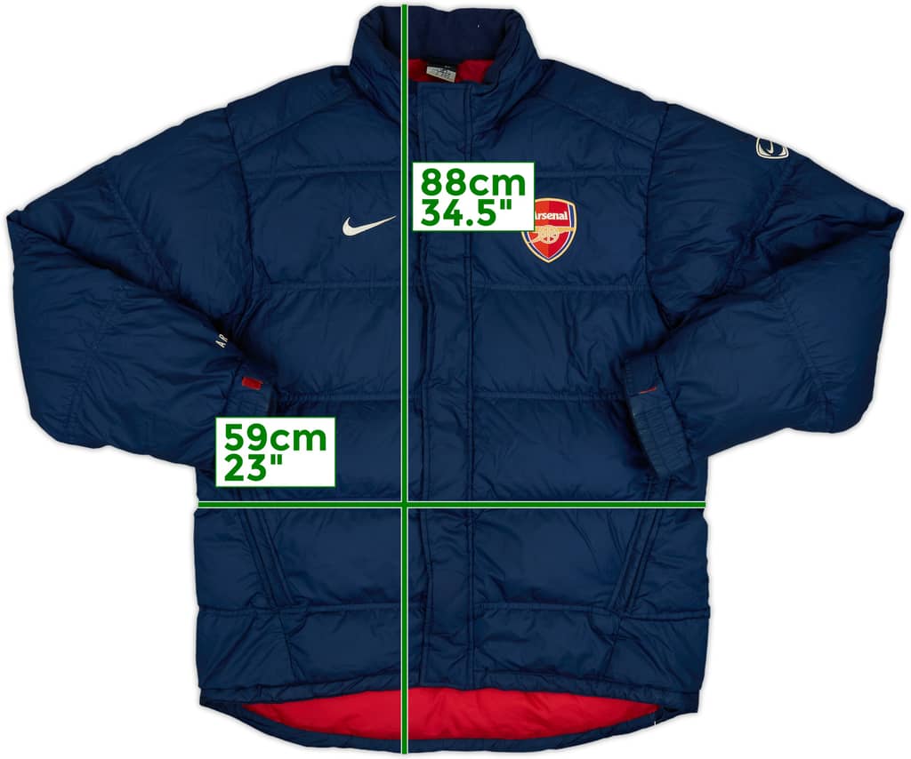 2004-05 Arsenal Nike Padded Bench Coat - 9/10 - (M)