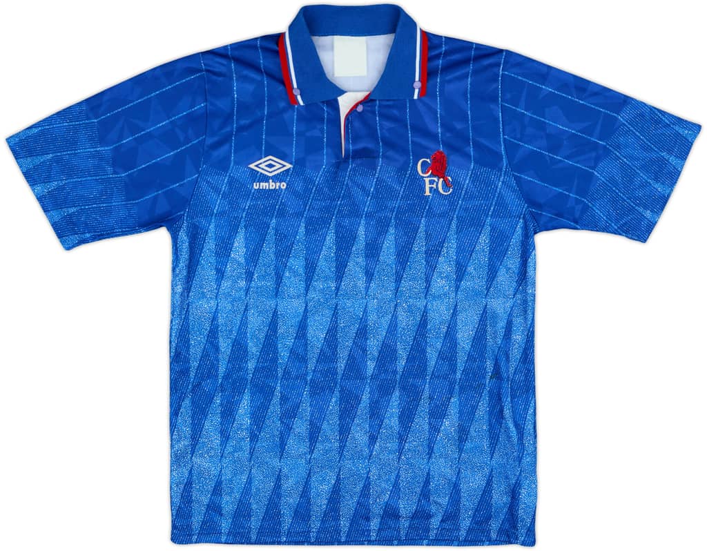 1989-91 Chelsea Home Shirt - 7/10 - (XS)