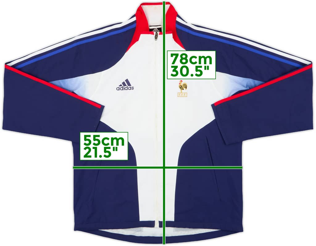 2003-04 France adidas Track Jacket - 7/10 - (M)