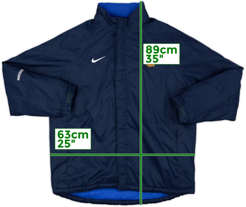 2005-06 Manchester United Nike Padded Bench Coat - 9/10 - (L)
