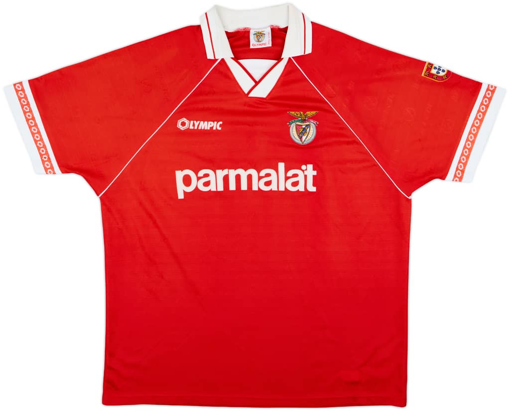 1994-95 Benfica Home Shirt - 8/10 - (XL)
