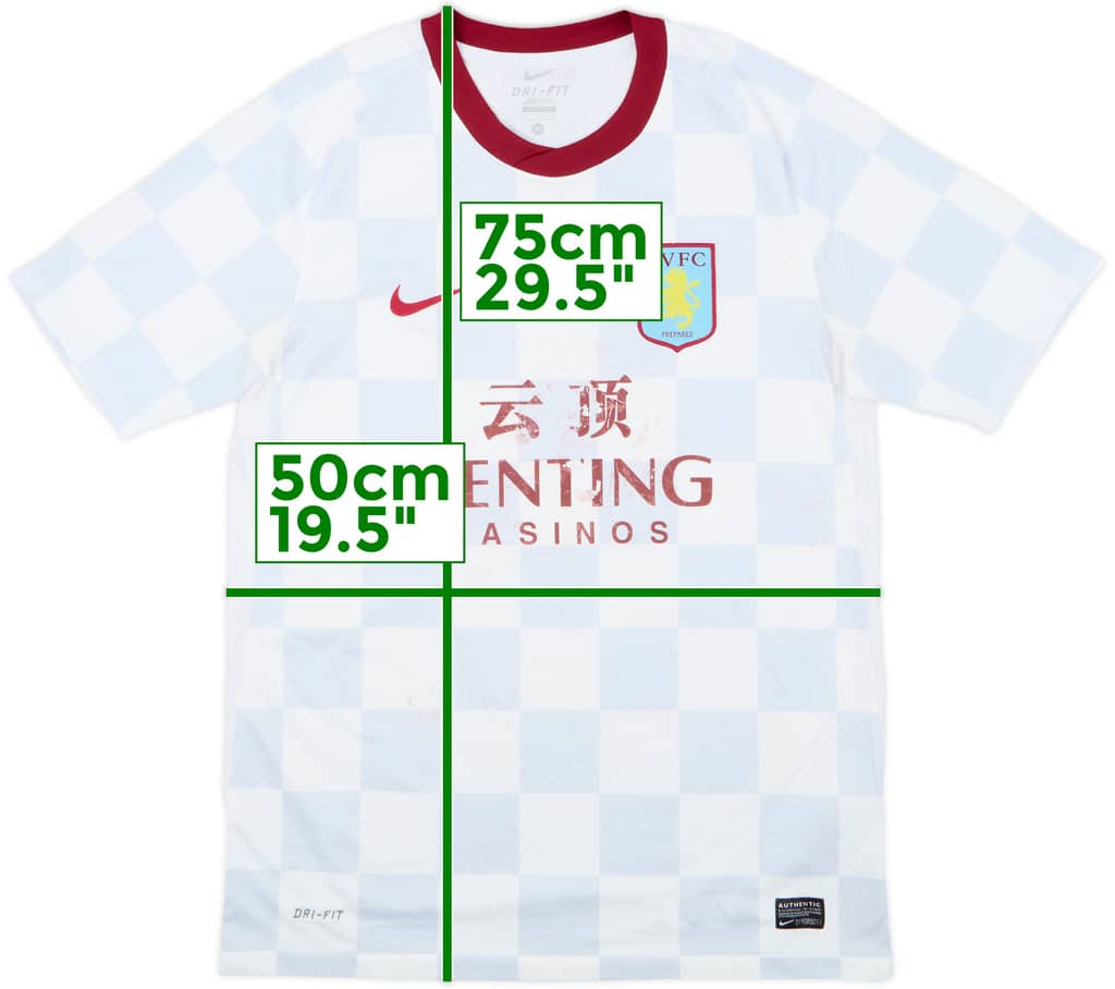 2011-12 Aston Villa Away Shirt - 4/10 - (M)