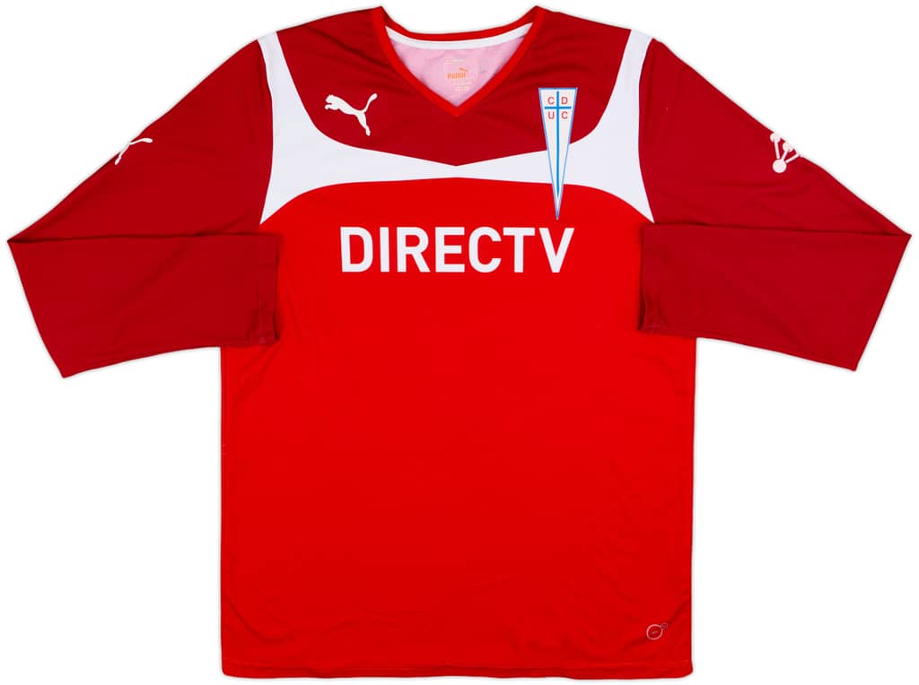 2013 Universidad Catolica del Chile Puma Training L/S Shirt - 8/10 - (L)