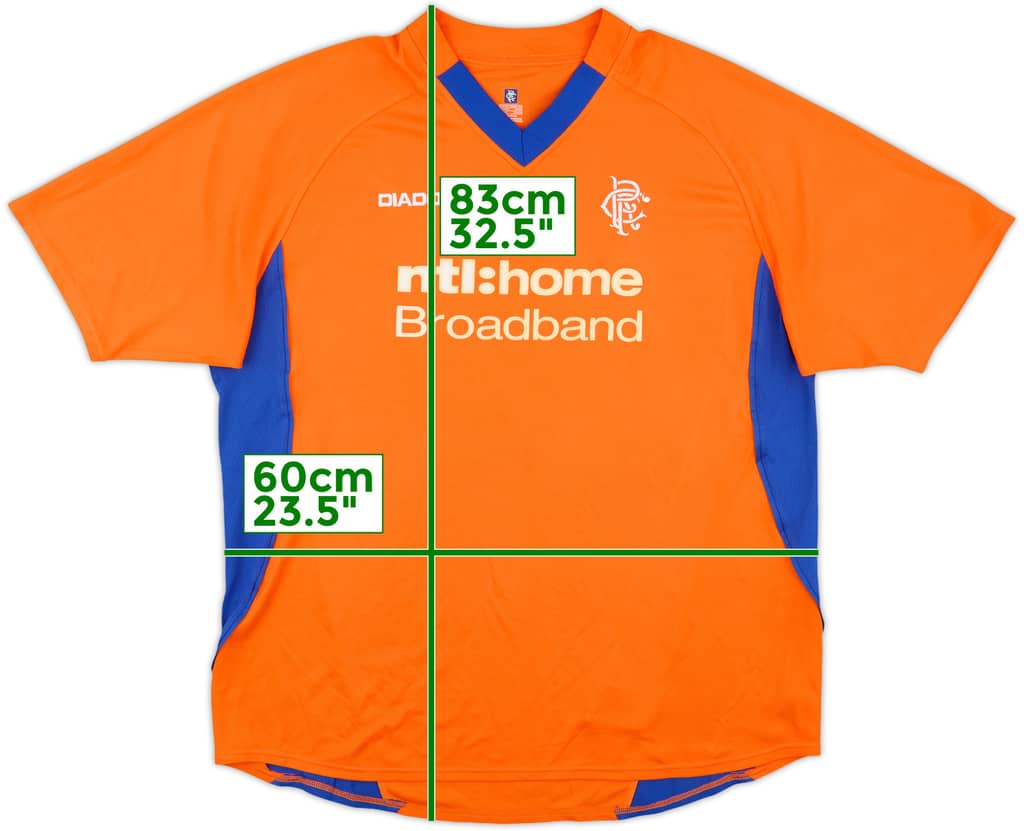 2002-03 Rangers Away Shirt - 8/10 - (XL)