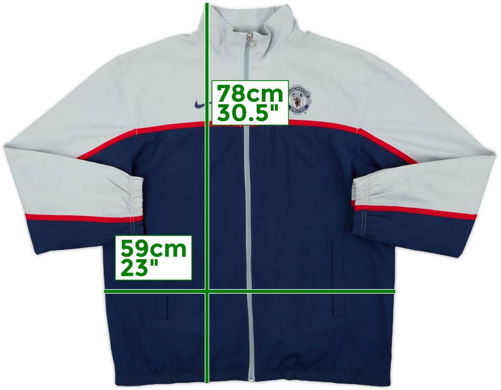 2003-04 Manchester United Nike Track Jacket - 6/10 - (L)