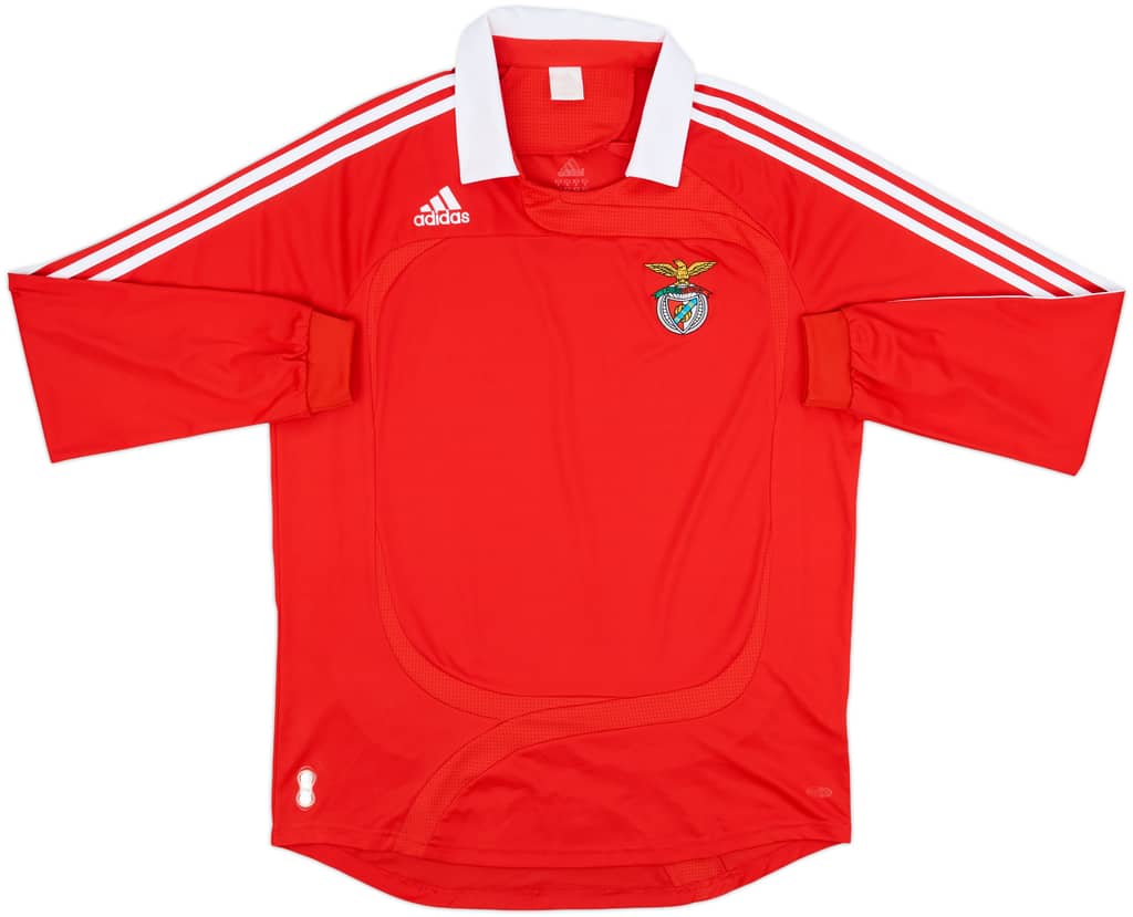 2007-08 Benfica Sample Home L/S Shirt - 8/10 - (L)