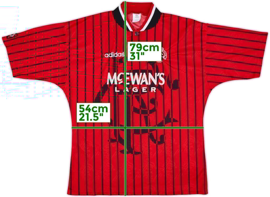 1994-95 Rangers Away Shirt - 9/10 - (L/XL)