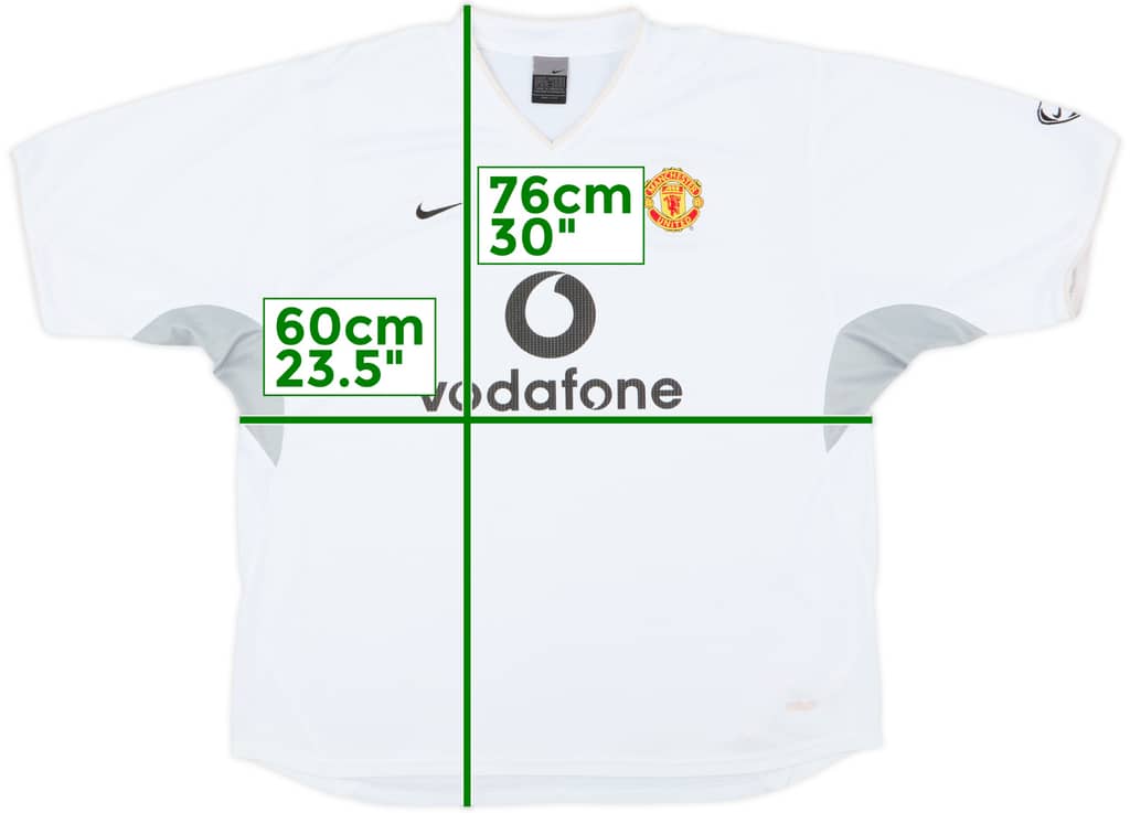 2003-04 Manchester United Nike Training Shirt - 8/10 - (XL)