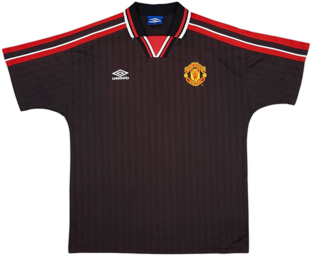 1998-99 Manchester United Umbro Training Shirt - 8/10 - (XL)
