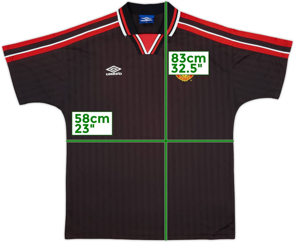 1998-99 Manchester United Umbro Training Shirt - 8/10 - (XL)