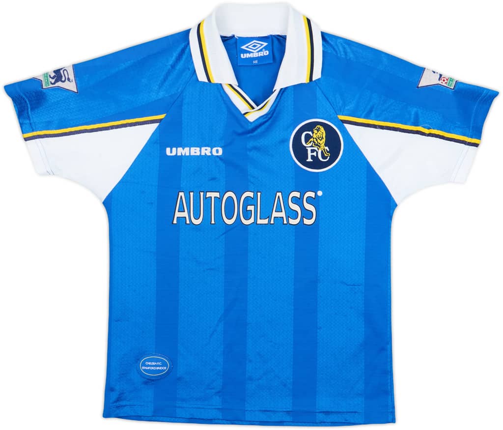 1997-99 Chelsea Home Shirt - 8/10 - (M.Boys)